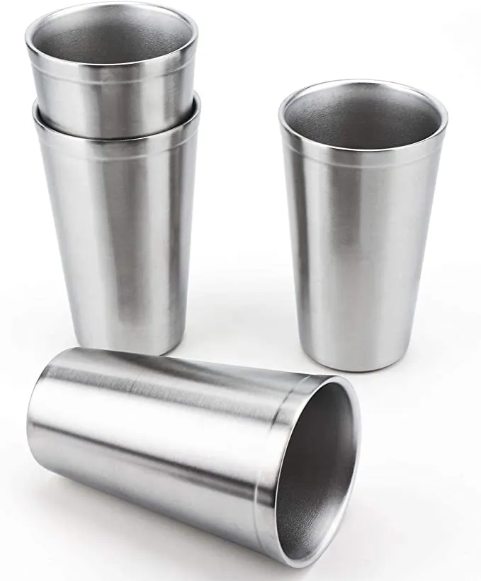 Vintage Paslanmaz Çelik Bardaklar