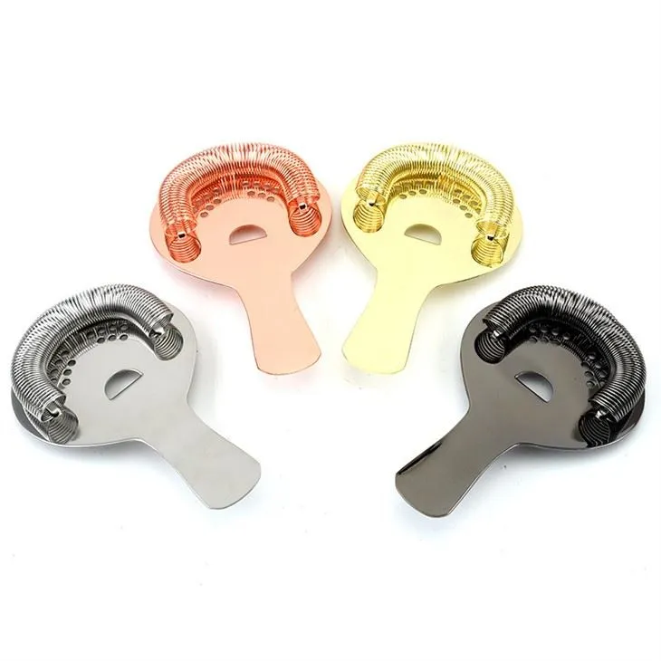 Gold Hawthorne Süzgeç Paslanmaz Çelik Kokteyl Süzgeci