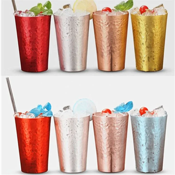 Saf Renkli Alüminyum Bardaklar