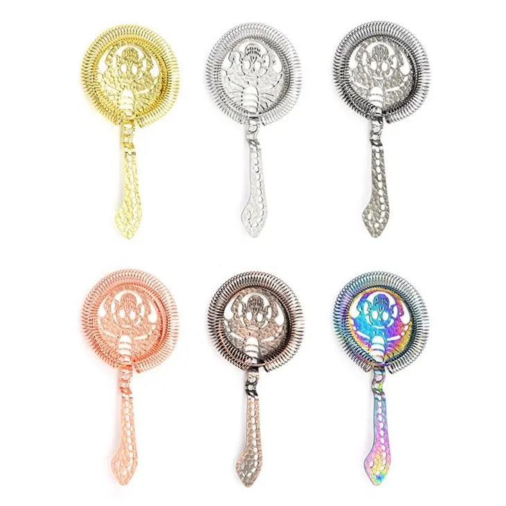 Paslanmaz Çelik Bar Süzgeci Profesyonel Kokteyl Bar Aletleri